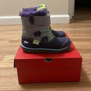 Brand New girls See Kai Run winter/snow boots; only worn once!